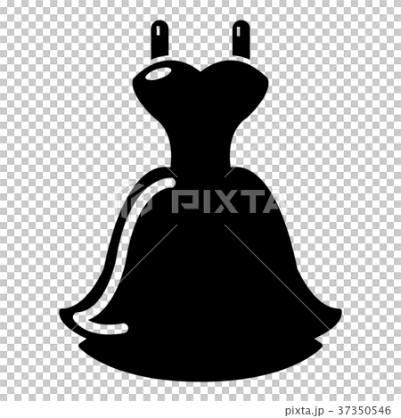 Wedding dress icon , simple style Wedding dress icon , simple style 37350546