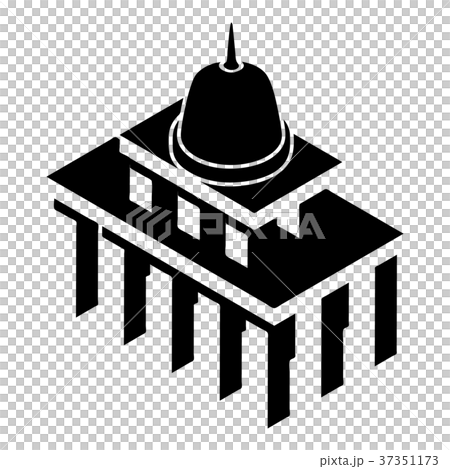 White house usa icon, simple style White house usa icon, simple style 37351173