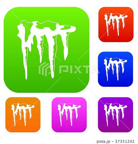 Icicles set color collection Icicles set color collection 37351202