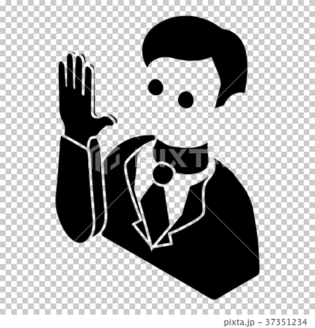 Election candidate oath icon, simple style 37351234