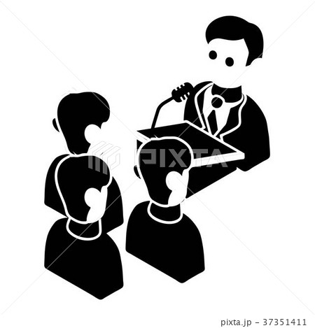 Election speak conference icon, simple style Election speak conference icon, simple style 37351411