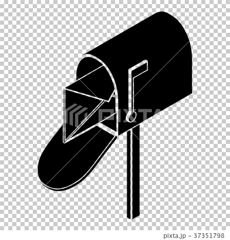 Open house postbox icon, simple style Open house postbox icon, simple style 37351798