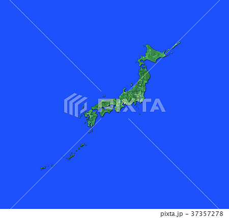 緑の日本地図 37357278