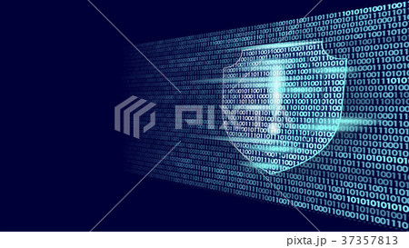 Shield guard safety system binary code flow. Big 37357813
