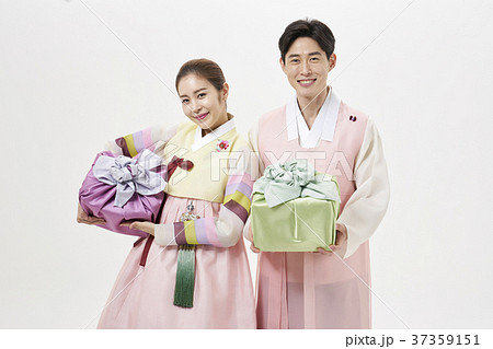 風呂敷 風呂敷包み 夫婦 37359151