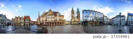 Skyline of Bremen main market square, Germany Skyline of Bremen main market square, Germany 37359961