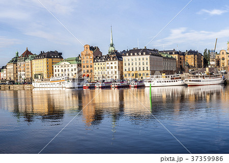 Stockholm daylight skyline panorama Stockholm daylight skyline panorama 37359986
