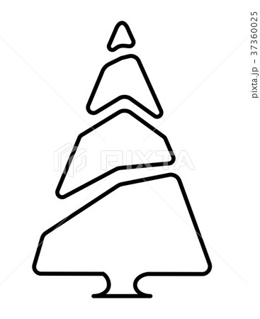 Christmas Tree on white background 37360025