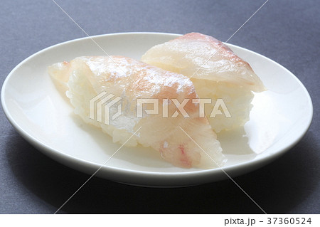 真鯛の寿司イメージの写真素材