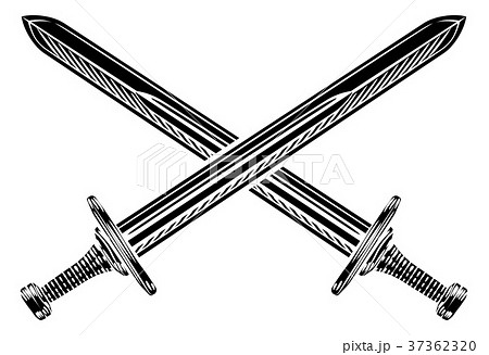 Crossed Swords Illustration Crossed Swords Illustration 37362320