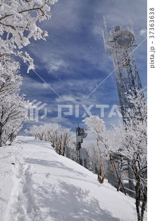 樹氷の龍神岳山頂 37363638