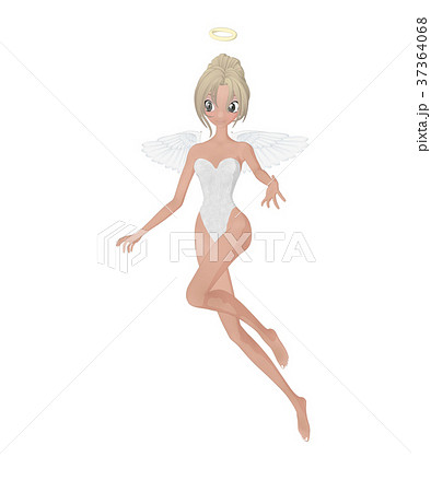 かわいい天使　フェアリー　妖精　perming2DCGイラスト素材 37364068