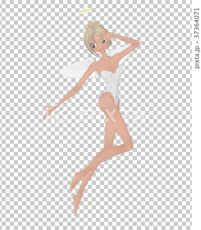 かわいい天使　フェアリー　妖精　perming2DCGイラスト素材 37364071