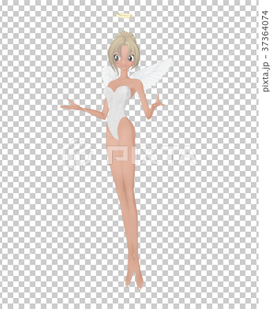 逗人喜愛的天使神仙的神仙perming2DCG例證材料 逗人喜愛的天使神仙的神仙perming2DCG例證材料 37364074