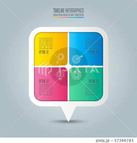 infographic design business concept with 4 options infographic design business concept with 4 options 37366783
