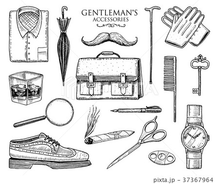 gentleman accessories set. hipster or businessman 37367964