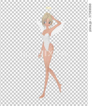 かわいい天使　フェアリー　妖精　perming2DCGイラスト素材 37369060