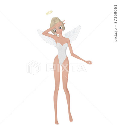 かわいい天使 フェアリー 妖精 perming2DCGイラスト素材 かわいい天使 フェアリー 妖精 perming2DCGイラスト素材 37369061
