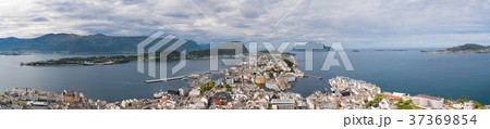 City of Alesund Norway Aerial footage City of Alesund Norway Aerial footage 37369854