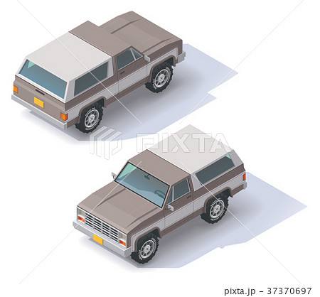 Vector isometric SUV 37370697