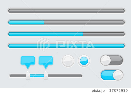 Web elements - sliders, toggle switch buttons 37372959