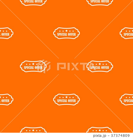 Special offer label pattern seamless 37374809