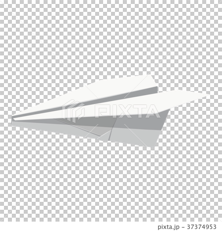 Origami paper plane concept background, realistic style 37374953