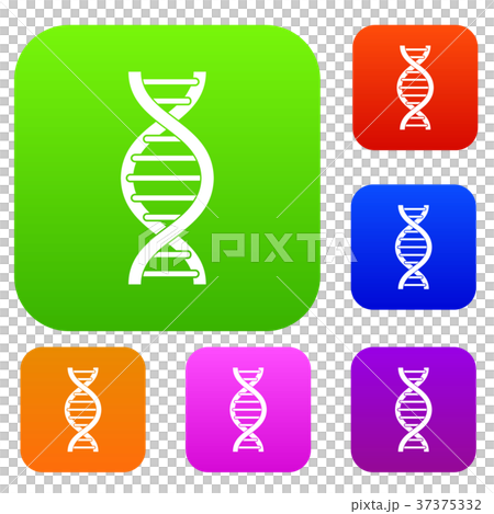 DNA spiral set color collection 37375332