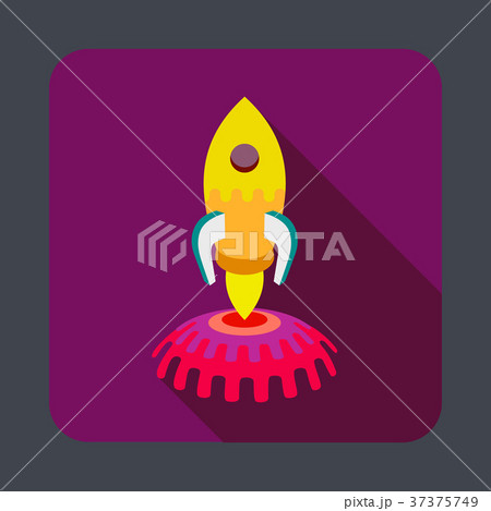 Space rocket concept background, cartoon style Space rocket concept background, cartoon style 37375749
