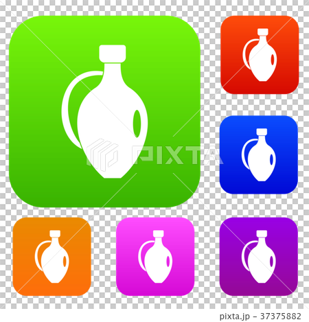 Clay jug set color collection 37375882