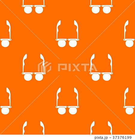 Glasses with black round lenses pattern seamless 37376199