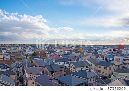 指扇駅前より東京方面 景色 夕景 指扇駅前より東京方面 景色 夕景 37376206