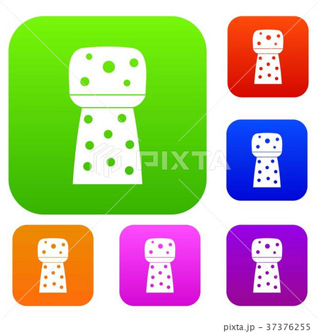 Wooden cork set color collection 37376255