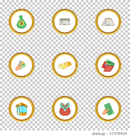 Banking icons set, cartoon style Banking icons set, cartoon style 37376424