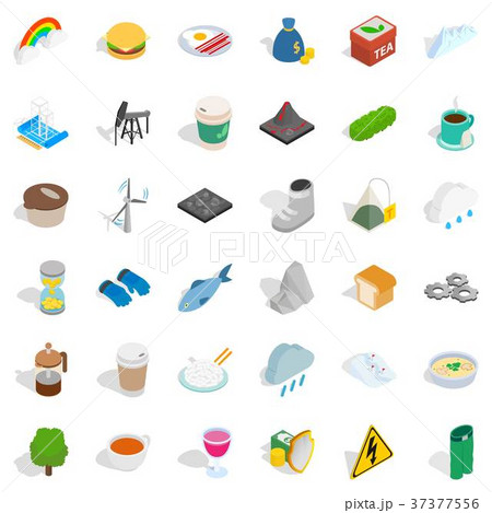 Hourglass icons set, isometric style 37377556