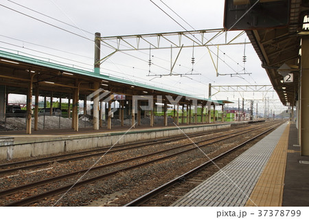 奥羽本線 大館駅ホーム 奥羽本線 大館駅ホーム 37378799
