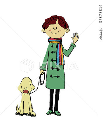 男の子と犬 37378814