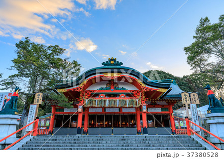 京都 伏見稲荷大社 本殿の写真素材