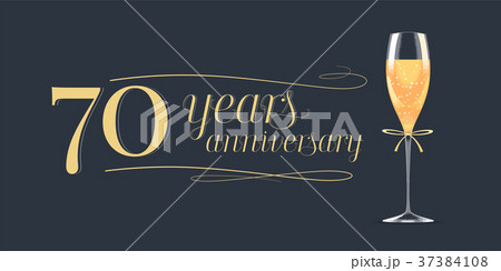 70 years anniversary vector icon, logo 70 years anniversary vector icon, logo 37384108