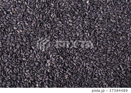 Background of black wild rice. 37384489
