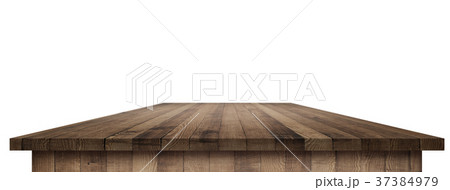 Empty wooden table perspective with clipping mask Empty wooden table perspective with clipping mask 37384979