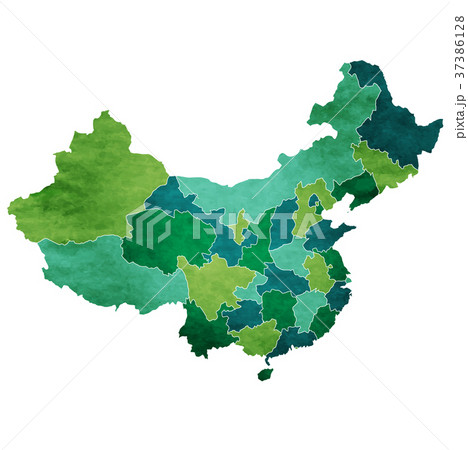 中国 地図 国 アイコン のイラスト素材