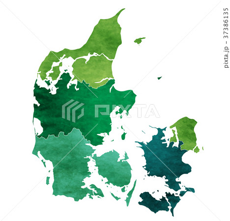 デンマーク 地図 国 アイコン のイラスト素材