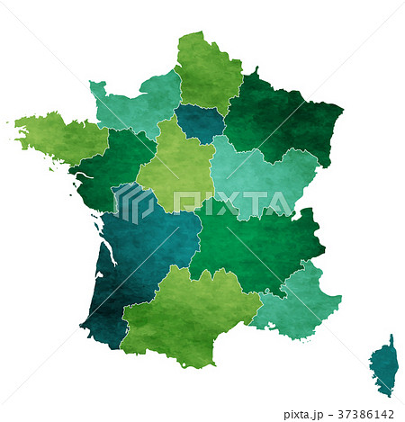 フランス 地図 国 アイコン のイラスト素材