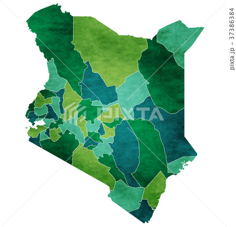 ケニア　地図　国　アイコン 