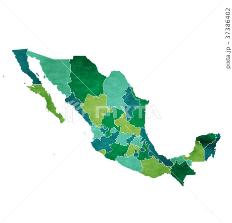 メキシコ 地図 国 アイコン のイラスト素材