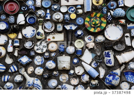陶磁器模様のテクスチャ 陶磁器模様のテクスチャ 37387498