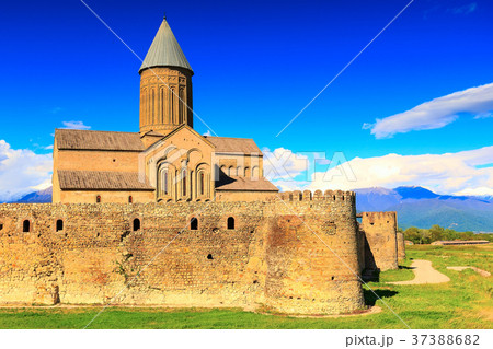 Alaverdi orthodox monastery in Kakhetia, Georgia 37388682