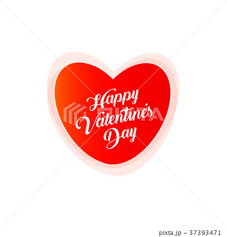 Happy Valentine Day vector postcard, love symbol Happy Valentine Day vector postcard, love symbol 37393471