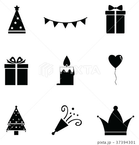 new year icon set new year icon set 37394301